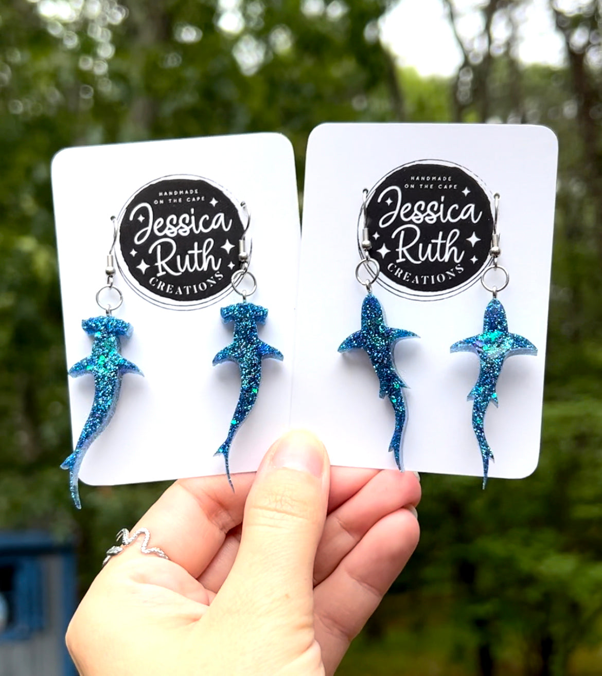 Shark Dangle Earrings