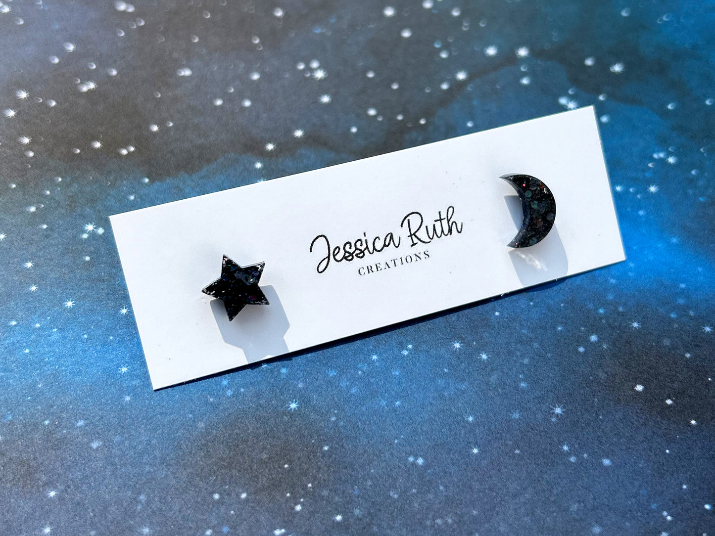 Star & Moon Stud Earrings - Multiple Colors!