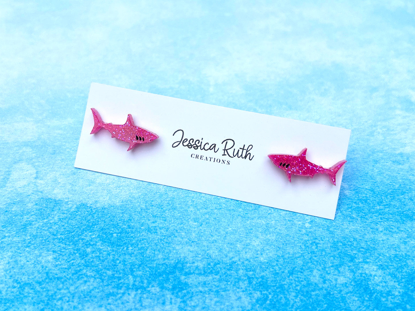 Shark Stud Earrings - Multiple Colors!