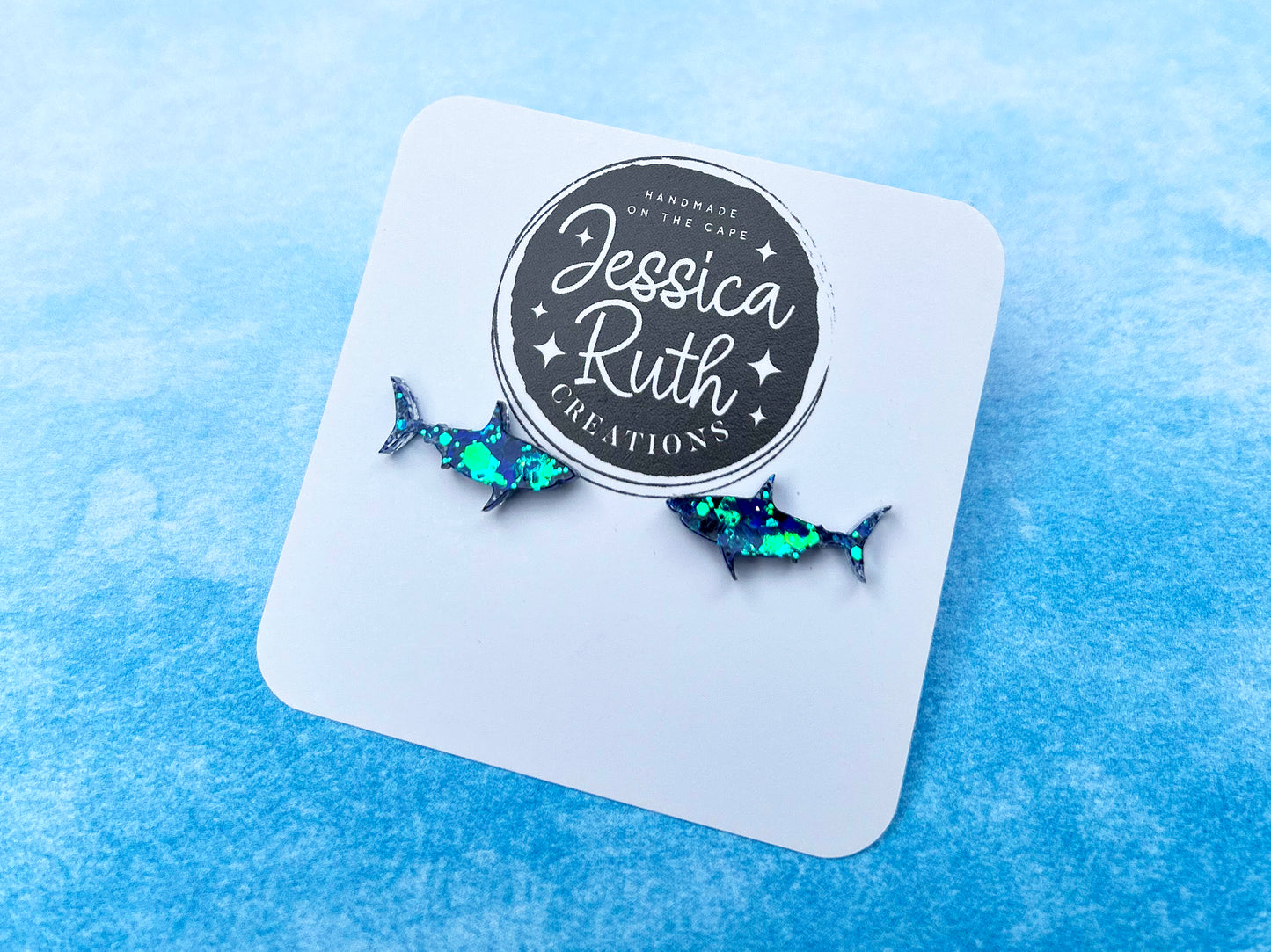 Shark Stud Earrings - Multiple Colors!