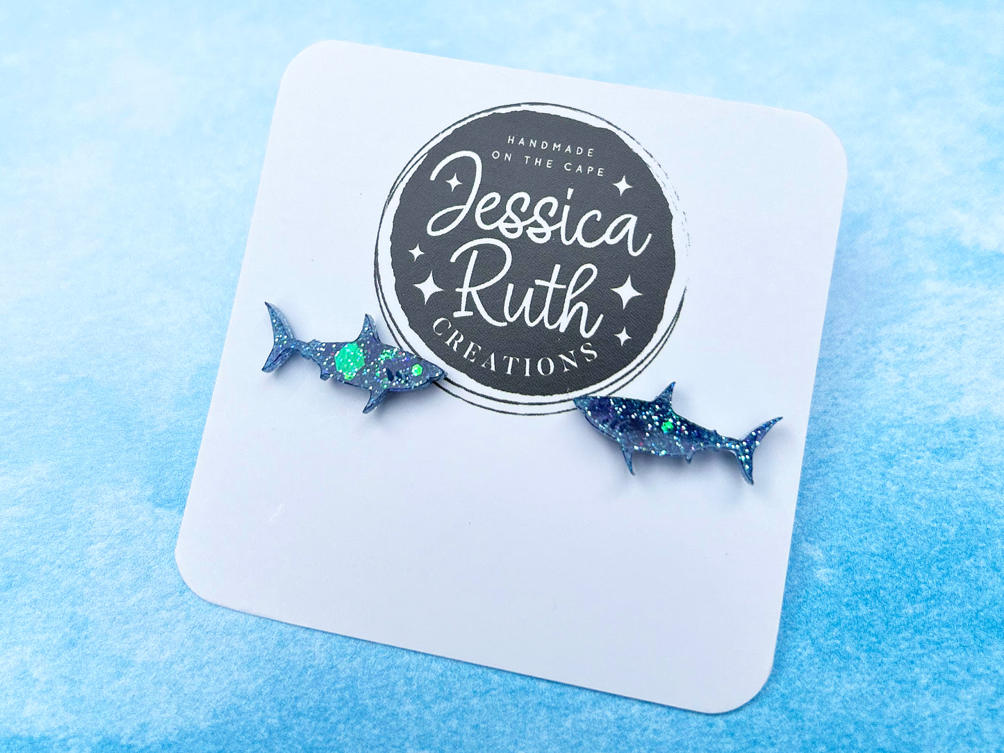 Shark Stud Earrings - Multiple Colors!